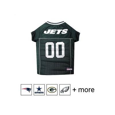 NFL New York Jets Dog Jersey, Size: XX-Large. Best Football Jersey Costume  for Dogs & Cats. Licensed Jersey Shirt.