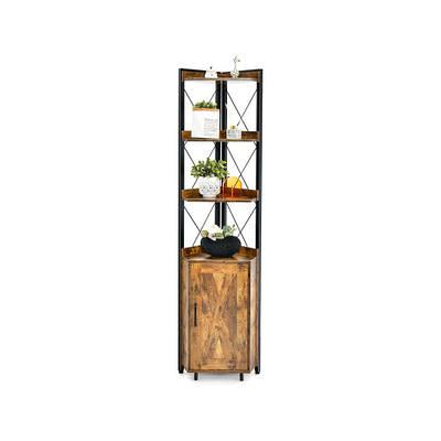 Costway 71'' Tall Tower Bathroom Storage Cabinet Organizer Display - See Details - Black