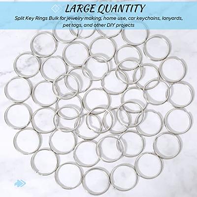 100 Pcs Split Ring, Small Key Rings Bulk Split Keychain Rings DIY Craft  Metal Keychain Connector Accessories (12mm) - Yahoo Shopping