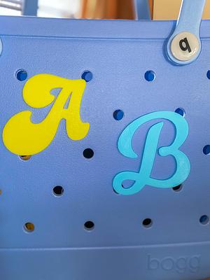 Bogg Bag Letter Buttons 3D Printed Bogg Bag Buttons Bogg Bag 