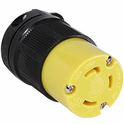 ELEGRP NEMA L5-30R Locking Connector, Generator Twist Lock