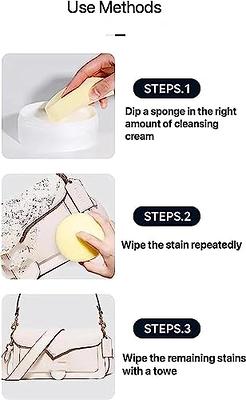Awishday White Shoe Cleaning Cream, White Shoe Cleaning Cream with Sponge,  2023 New Version Multi-functional Cleaning and Stain Removal Cream
