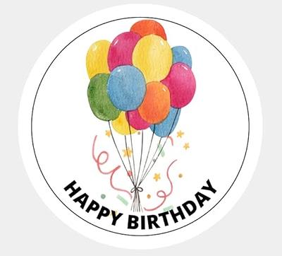 Ballon Stickers - Free birthday and party Stickers