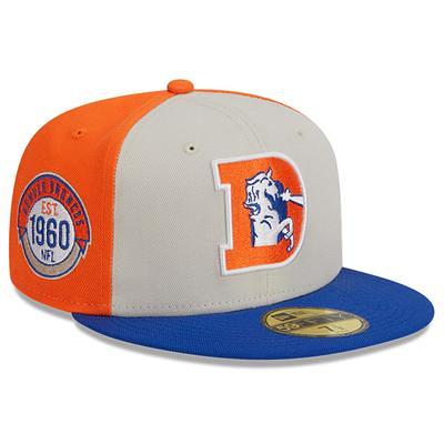 Men's New Era Royal Denver Broncos 2021 NFL Sideline Home Historic Logo  59FIFTY Fitted Hat