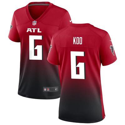 Men's Nike Younghoe Koo Black Atlanta Falcons Team Game Jersey