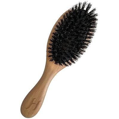 Boar Bristle Hair Brush Unisex Soft Natural Bristles Brush Thin and Fine  Hair +