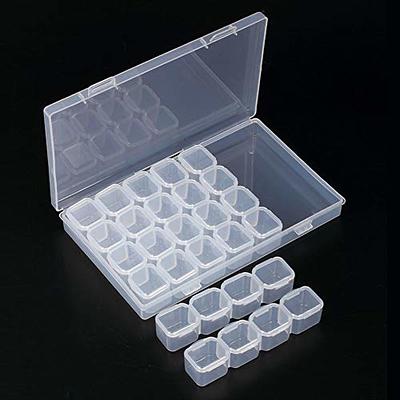 1 Pack 28 Grids Diamond Painting Box Plastic Jewelry Organizer Storage  Container Diamond Embroidery Storage Boxes Nail Art Tools Storage Case for  DIY Rhinestone Beads or Nail Art Small Findings, Clear - Yahoo Shopping