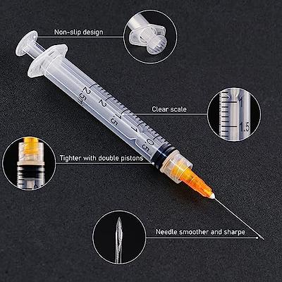 2.5ml Syringe With Needle-25g 1 Inch Needle, Disposable Individual