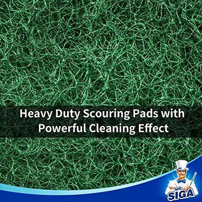 MR.SIGA Heavy Duty Scouring Pads, Household Scrubber for Kitchen, Sink, Dish,  24-Pack, 3.9 x 5.9 inch (10 x 15 cm), Green - Yahoo Shopping