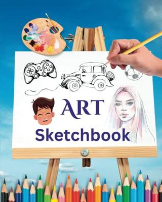 BATKEV 9 x 12 Inches Sketchbook 100 Sheets, Thick Drawing Paper Sketch Drawing Paper Sketch Pad, Art Paper for Drawing and Pa