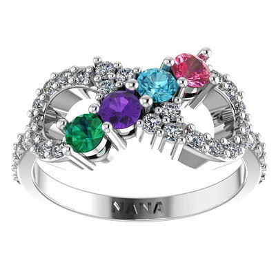 TANGPOET Heart Moon Ring for Women 925 Sterling Silver Ring Mothers Day  Gifts Ring Engagement Rings for Mom Girls - Walmart.com