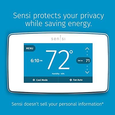 Honeywell Home RTH9600WF Smart Color Thermostat Energy Star Wi-Fi  Programmable Touchscreen Alexa Ready - C-Wire Required, Not Compatible with  Line