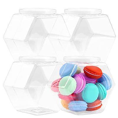 Candy Jar, Candy Jars with Lids, Cookie Jar for Kitchen Counter, Plastic  Candy Jars for Candy