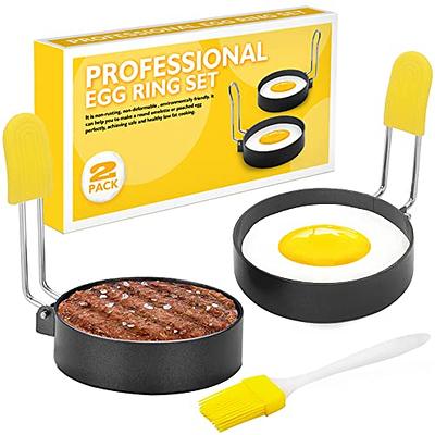 Microwave Safe Non Stick Silicone Fried Egg Rings Silicone Egg