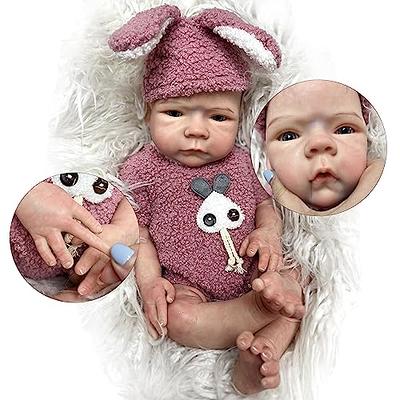  Angelbaby Reborn Toddler Doll Girl Silicone Full Body Realistic  Newborn Baby Dolls, 22inch Real Life Baby Rebirth Washable Toys for Kids :  Toys & Games