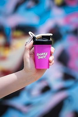 Shake Shot - Pink/Black- 4oz Mini Shaker Bottle for Pre Workout, Creatine,  & Small Scoop Supplements (Not for Protein) Carabiner & Shaker Ball  Included - Yahoo Shopping