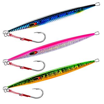 LITTMA Slow Pitch Jigs Slow Fall Pitch Fishing Lures Flat Fall Jigs Slow  Pitch Jigging Lures Heavy Metal Jigs - Yahoo Shopping