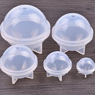 Resin Moulds Sphere Moulds,5pcs Ball Orb Silicone Mold, Diy Round Sphere Silicone  Resin Molds Epoxy Resin Kit