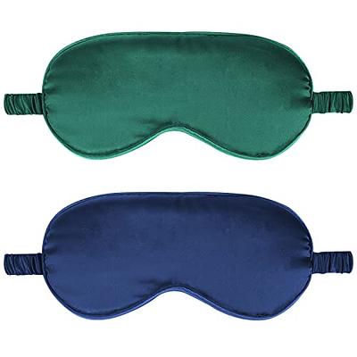 Silk Sleep Mask & Blindfold, Soft Eye Mask with Adjustable Head Strap, Deep  Rest Eye Masks for Sleeping Night Eyeshade, Eye Cover for Travel, Shift