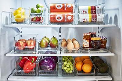 Fridge Storage Containers Produce Preservation , Stackable