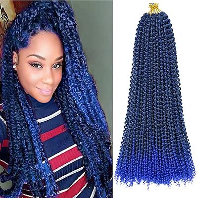 7 Packs Passion Twist Hair 18 Inch Water Wave Synthetic Braids for Passion  Twist Crochet Braiding Hair Goddess Locs Long Bohemian Locs Hair