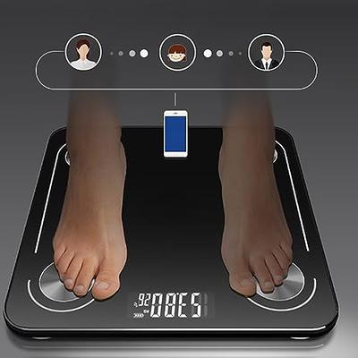 ABLEGRID Body Fat Scale, Smart WiFi Digital Bathroom Scale for