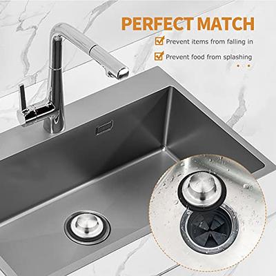 Drain Cover for Kitchen Sink and Garbage Disposal Brushed Stainless St