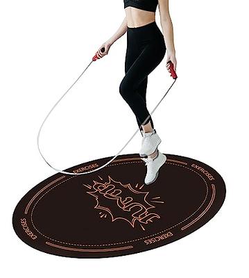 Nisorpa Jump Rope Mat 49'' Round Jump Rope Pad Non-Slip Rope Skipping Mat  1/4