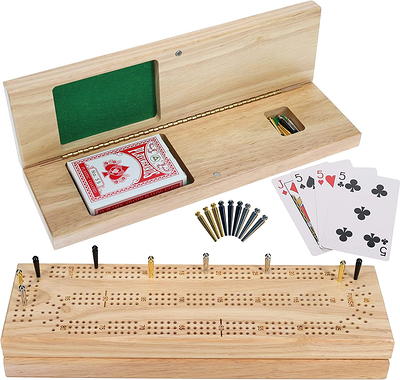 Cardinal Cribbage Game - Complete, Solid Wood Board, With Pegs & Set Of  Cards Complete #4400 - Yahoo Shopping