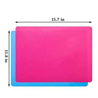 2 Packs Silicone Mats For Crafts Silicone Craft Mat 15.7 X 11.81 Large Silicone  Mat For Resin Casting, DIY Art, Nail, Painting Mat, Nonstick Silicone Sheet  Multipurpose Table Mat Silicone Placemat