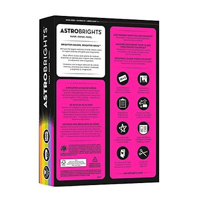 Astrobrights 70 lb. Cardstock Paper, 8.5 x 11, Assorted Colors