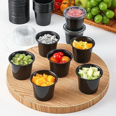 Condiment Cups Containers with Lid Salad Dressing Container to go