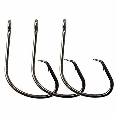 Baitholder Fishing Hooks,110pcs Long Shank Fishing Hooks Barbed Beak Bait  Hooks with 2 Barbs Black Carbon Steel Offset Jig Fishing Hooks Saltwater  Freshwater (6/0-110pcs) - Yahoo Shopping