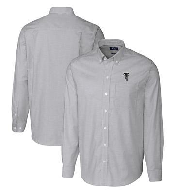 Men's Cutter & Buck Light Blue Baltimore Ravens Big Tall Stretch Oxford Long Sleeve Button-Down Shirt