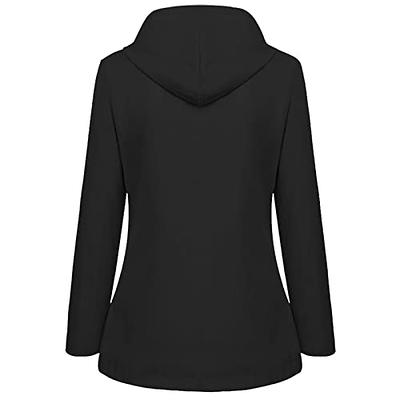 BALEAF Women's Fleece Lined Jackets Zip Up Hoodies Long Sleeve Cropped