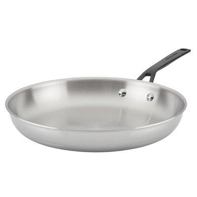 D5 Stainless Brushed 5-ply Bonded Cookware, Nonstick Fry Pan, 10 inch