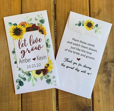 ZLKAPT Plant These Seeds and Watch Them Bloom Baby Shower Favor