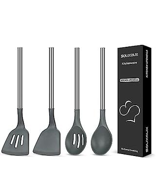 Silicone Cooking Utensils Set,4pcs Large Heat Resistant Kitchen Utensils  Set Spatula,Kitchen Utensil Gadgets Tools Set for Nonstick  Cookware,Dishwasher Safe (BPA Free) - Yahoo Shopping