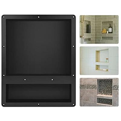 Tile Redi Niche Recessed Double Shower Wall Shelf, 16-in W x 20-in H x 4-in  D in the Shower Shelves & Accessories department at