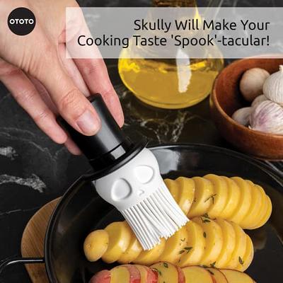 Skully Basting Brush by OTOTO - Silicone Pastry Brush, Kitchen