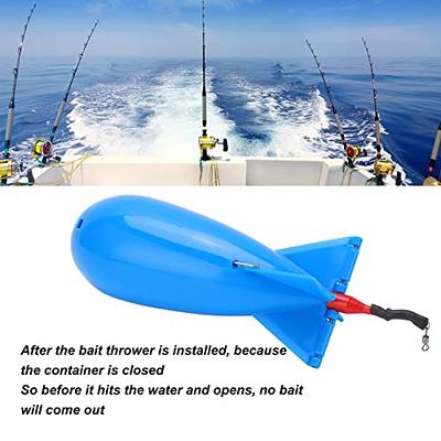 Azusumi Fishing Bomb Bait, Bait Thrower Carp Feeder Large Bomb Float Lure  Bait Holder Fishing Feeder Nesting Tool (Blue) - Yahoo Shopping