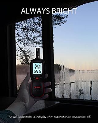 MS6508 Digital Temperature Humidity Meter, Akozon Digital Psychrometer Thermome