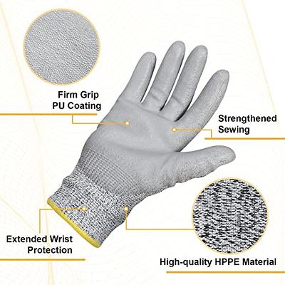 EvridWear Cut Resistant Gloves, Food Grade, Level 5 Protection