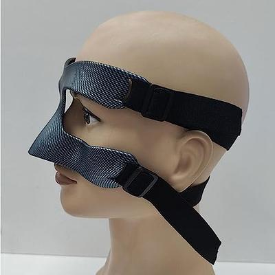 Basketball Face Guard for Broken Nose, Protective Facial Cover Nose Guard  Black Face, Face Nose Guard for Adults Sports Accessories