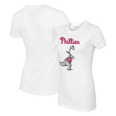 New Era Philadelphia Phillies Women's Red Baby Jersey Cropped Long