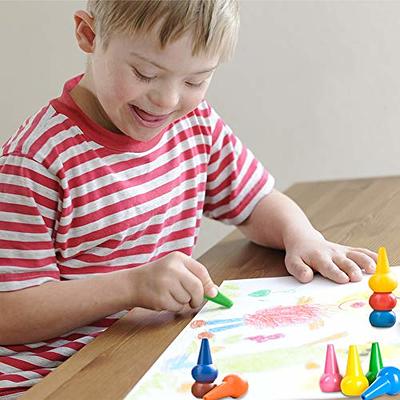 JoyCat 16 Colors Jumbo Crayons,for 2 3 4 5 6 year old Toddlers Kids,  Easy-Grip,Unbreakable,Non-Toxic,Washable,Triangular big Crayons with  Coloring Activity Paper, Ideal for Kids Busy with Art Supplies - Yahoo  Shopping