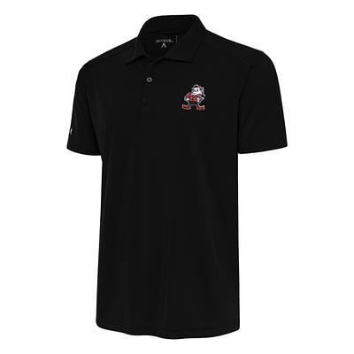 Antigua Men's New Orleans Saints Tribute Black Polo