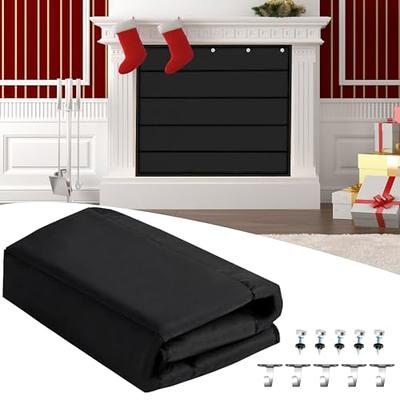 Fireplace Cover Blanket, Magnetic Fireplace Draft Stopper Blocker Fireplace Covers Indoor for Insulation, Heat Loss, Energy Saver 39 W x 32 H