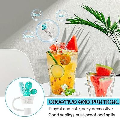 8 PCS Straw Covers Cap, Straw Cover for Stanley 30&40 Oz Tumbler, Cute Straw  Caps in