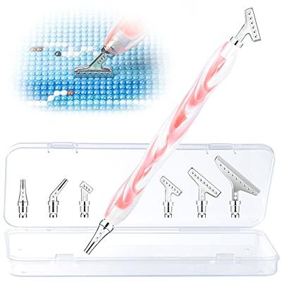 Sonsage Diamond Painting Resin Pen DIY 5D Red Diamond Art Accessories and  Tools Metal Tips Ergonomic Multi Refillable Applicator Holder Supplies -  Yahoo Shopping